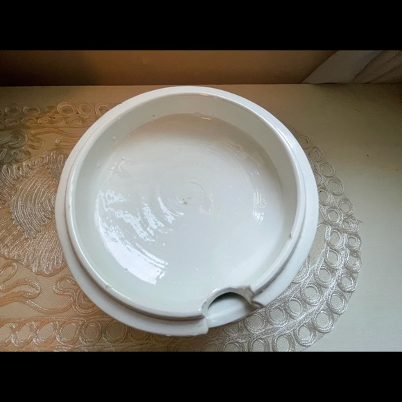 Vintage Hand painted Nora Fenton Soup Tureen and plate // Made in Italy - Picture 10 of 13